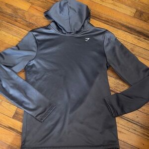 Gymshark Black Athletic Hoodie with Subtle Logo